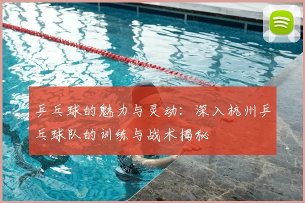 乒乓球的魅力与灵动：深入杭州乒乓球队的训练与战术揭秘
