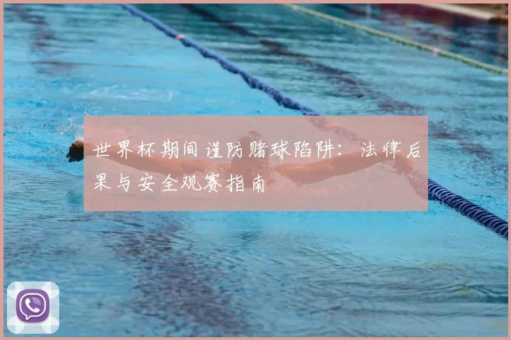 世界杯期间谨防赌球陷阱:法律后果与安全观赛指南