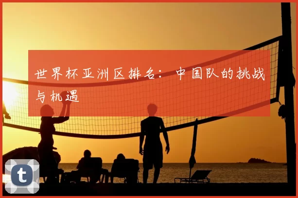 世界杯亚洲区排名:中国队的挑战与机遇