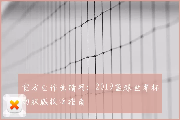 官方合作竞猜网:2019篮球世界杯的权威投注指南